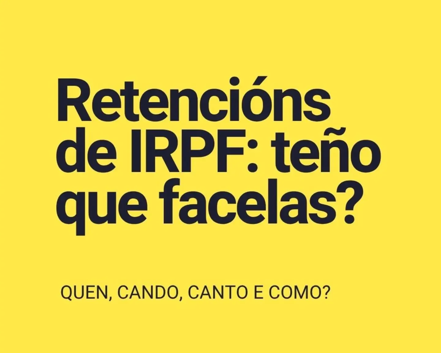 Irpf facturas autónoma